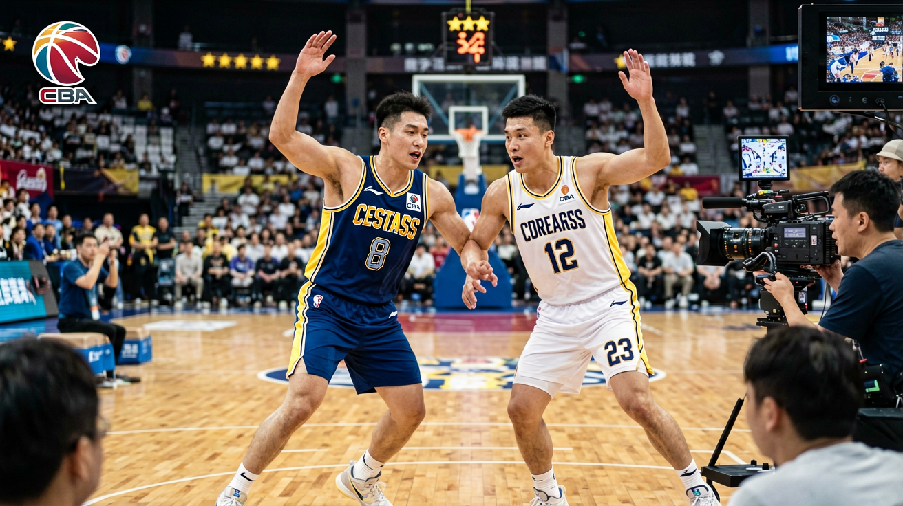 CBA直播，广东宏远对阵辽宁男篮的激烈对抗
